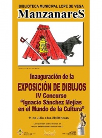 Resultado de imagen de Biblioteca Pública Municipal "Lope de Vega". Exposición de Dibujos del IV Concurso "Ignacio Sánchez-Mejías en el mundo de la cultura". Inauguración martes 11 de julio a las 20:00 horas.