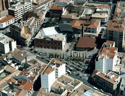 Vista del Gran Teatro desde el aire Vista del Gran Teatro desde el aire