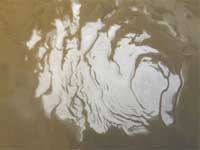 imagen del Polo Sur de Marte.