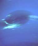 Neptuno: detalle de la Gran Mancha Oscura.