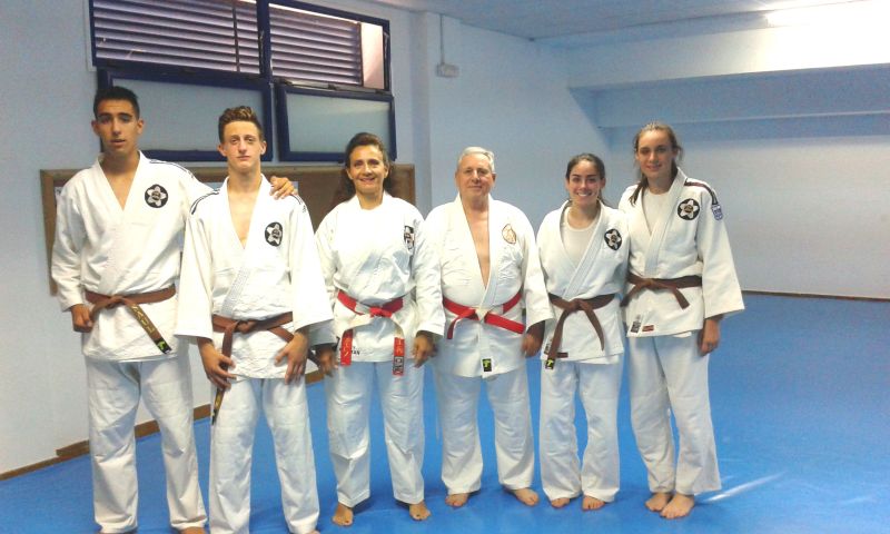 Cuatro nuevos cinturones negros en la Escuela de Judo Jiu-Jitsu Manzanares