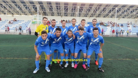 Once titular del Manzanares CF ante el Calvo Sotelo. Foto: JJDP