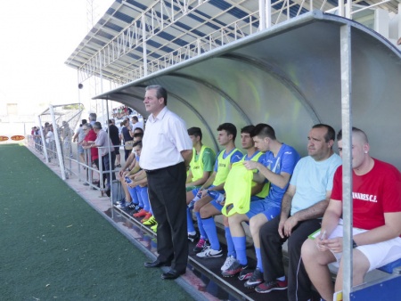 Torreca, entrenador del Manzanares CF. Foto: José A. Romero