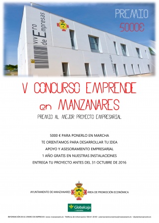 Cartel del concurso Emprende