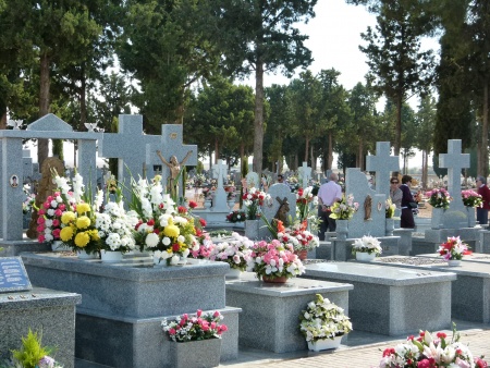 Vista del cementerio municipal de Manzanares