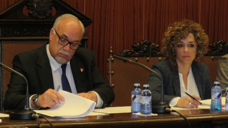 Alcalde, Julián Nieva y Portavoz Equipo Gobierno, Beatriz Labián