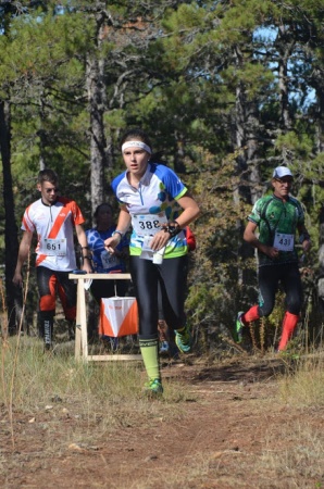 Marta Molina, durante la prueba de Cuenca