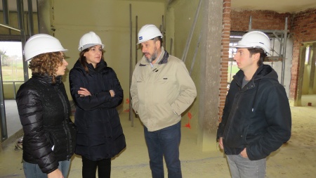 Visita al interior de las obras