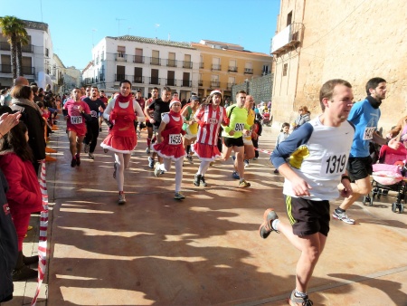 Participantes en la Carrera de Navidad del año 2013