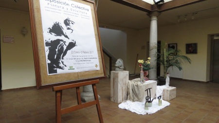 Exposición de pintura y escultura de la Universidad Popular de Manzanares