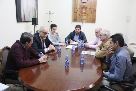 Reunión de trabajo en el Ayuntamiento de Manzanares