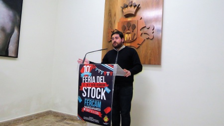 Pablo Camacho, durante la presentación de la 10ª Feria del Stock