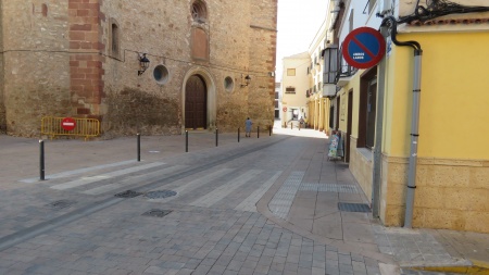 Acceso a Plaza de la Constitución