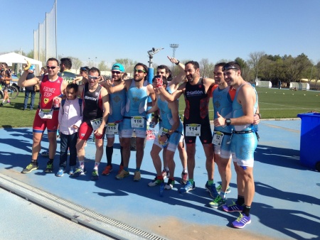 Miembros del Triatlón Manzanares en Tomelloso