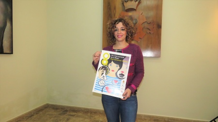 Beatriz Labián presenta el cartel de las jornadas de la mujer 2017