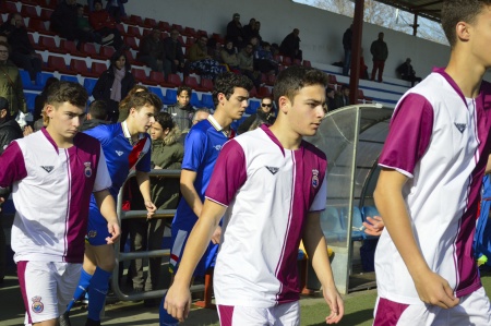 Sergio con la selección Sub 18 de Castilla-La Mancha