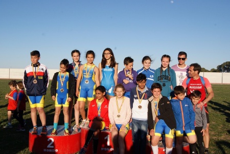 Equipo de la Escuela Municipal de Triatlón de Manzanares