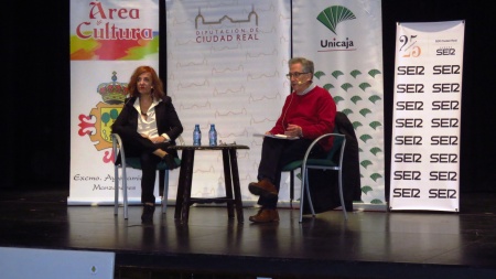 Lindo y Román Orozco, durante la conferencia