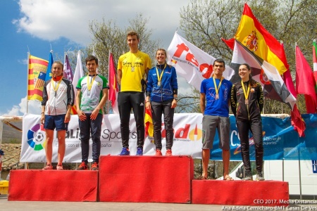 El C.D. Manzanares Orientación se alza con nueve medallas en el Campeonato de España