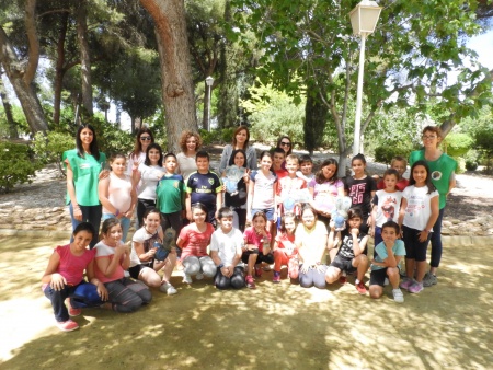 Actividad "Mi parque es diferente" con el alumnado de 4º de los centros escolares de Manzanares