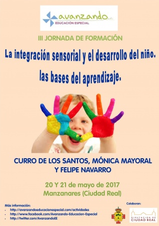 Cartel anunciado de las Jornadas "Avanzando, Educación Especial"