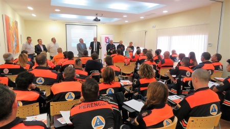 Momento de la inauguración del curso a cargo de Julián Nieva