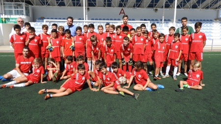 Alumnado del I Campus del Manzanares CF