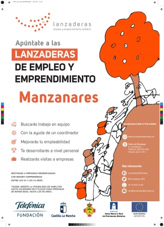 Cartel de Lanzanderas de Empleo y Emprendimiento