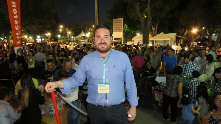 Pablo Camacho, director de Fercam, en la noche del sábado