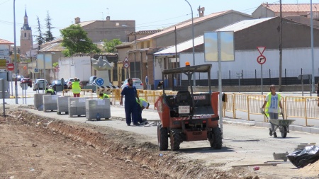 Obras con personal contratado con planes de empleo