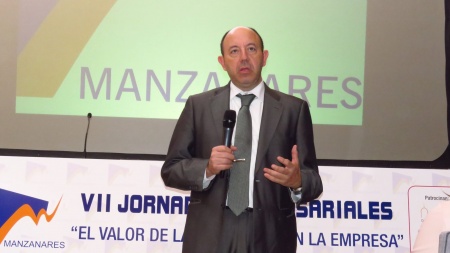 Gonzalo Bernardos durante su intervención