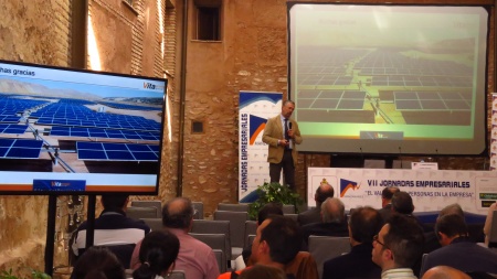 Joaquín Corchado presentó los proyectos de plantas fotovoltaicas de Manzanares