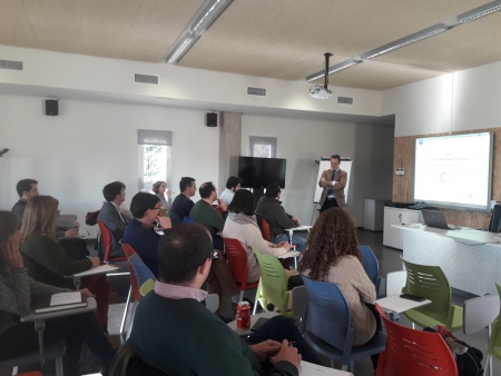 Un momento del curso impartido en el Vivero de Empresas