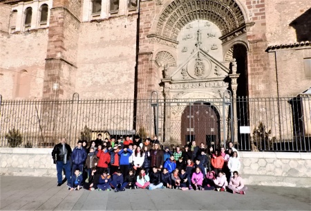 Visita de los alumnos del colegio Altagracia