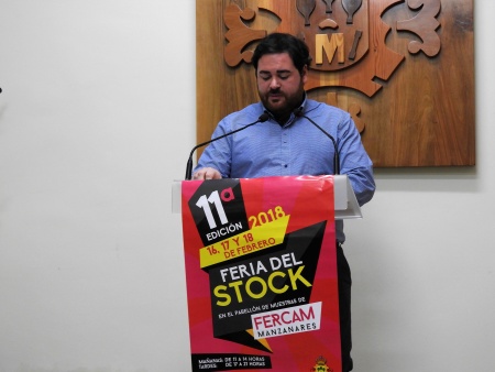 Pablo Camacho en la presentación de la Feria del Stock