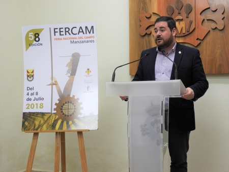 Pablo Camacho presenta el cartel de Fercam 2018