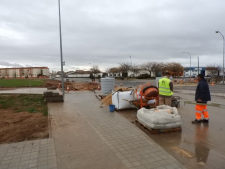 Imagen de archivo de los trabajos realizados en la zona