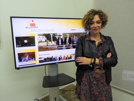 Beatriz Labián presenta el nuevo portal Manzananares10TV