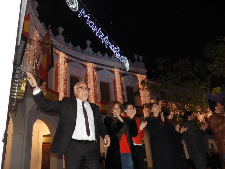 Encendido del alumbrado navideño