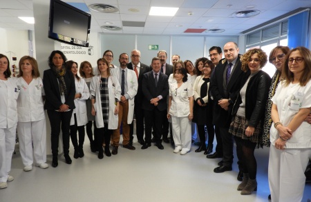 El presidente Emiliano García Page visita el hospital Virgen de Altagracia de Manzanares