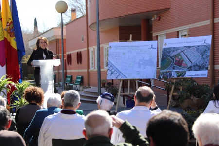 Aurelia Sánchez durante la presentación del anteproyecto