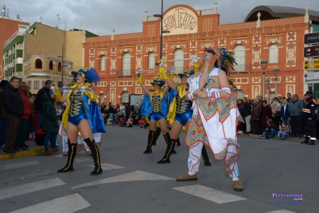 Los Amigos del Arte durante el desfile