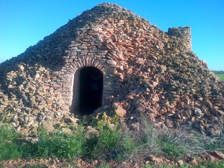 Imagen del bombo antes de su destrucción