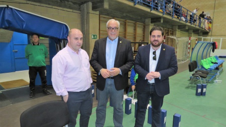 Julián Nieva junto a Manuel del Salto y a Pablo Camacho