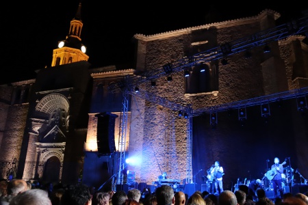 Concierto de Los Secretos en la plaza de Manzanares