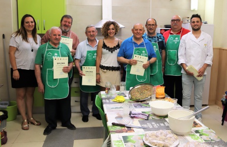 Clausura del curso de cocina para hombres