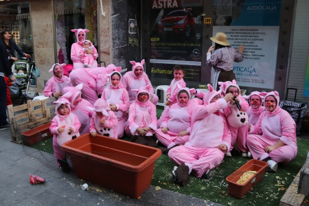 Peña El Patacón en el carnaval de 2019