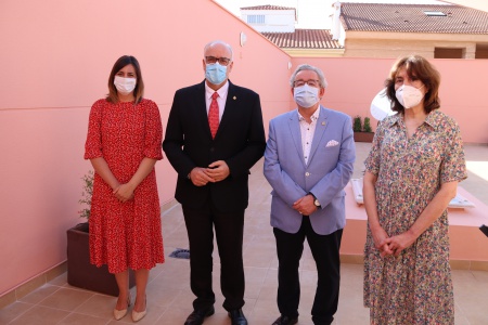 Culminan las obras de remodelación de la terraza de la BPM Lope de Vega