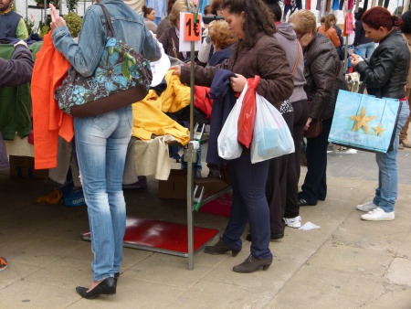 Imagen de archivo del mercadillo en los Paseos Príncipe de Asturias