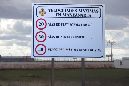 Velocidades máximas en Manzanares